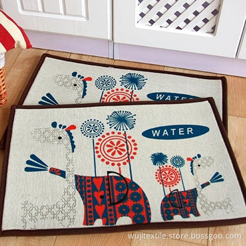 SGS Machine Made Contemporary Area Rug for Kitchen &Bathroom